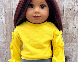 Yellow Gingham and White Peter Pan Collar Shirt