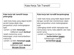Oleh itu, kktt tidak memerlukan objek atau penyambut untuk menyempurnakan kktt berpelengkap kktt tanpa pelengkap. Ppt Kata Kerja Powerpoint Presentation Free Download Id 4325629