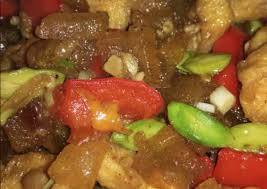 Ikan nila saos asam manis resep andalan. Resep Cecek Kulit Sapi Paprika Pete Lezat Resep Enyak