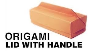 Templates free printable diy macaron box. Origami Long Box Lid With Handle Paper Kawaii