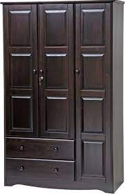 The armoire styles have a hanging bar and shelves or a. 100 Solid Wood Grand Wardrobe Armoire Closet Java Furniture Furnishings Solidwoodwardrobecloset Armoire Solid Wood Armoire Wardrobe Armoire