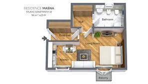 Studio Apartment Type 2 Residence Masna