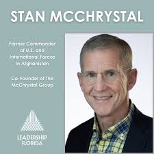 Don't miss General (Ret.) Stan McChrystal at this year's Annual Meeting! He  is the former commander of US and International Security Assistance Forces  Afghanistan and the former commander of the Joint Special