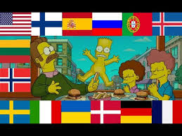 The Simpsons Movie | Bountiful penis - in different languages. - YouTube