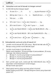Aug 07, 2021 · soal matematika kelas 4 sd bab 8 pecahan langsung ada. Soal Cerita Matematika Kelas 5 Ilmu Soal