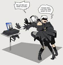 Let the Gynoid have a gaming break | NieR: Automata | Know Your Meme
