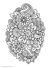 Flower Coloringages For Adultsdfrintable Com Axialentertainment (so when you print the pdf, make sure not to scale it unless you want it smaller.)