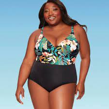 Women S Plus Size Slimming Control One Piece Swimsuit Dreamsuit By Miracle Brands 22w Women S Multi One Piece Swimsuit One Piece Bandeau One Piece Swimsuit