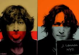 The Winged Dead Beatles ( George Harrison Paul Mc Cortney John Lennon )  after a photograph by Astrid Kirchherr by Thomas Dellert (2022) :  Photography Digital