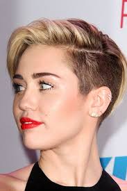 Celebrity short haircuts short haircuts. Miley Cyrus Straight Light Brown Side Part Undercut Hairstyle Steal Her Style Miley Cyrus Hair Miley Cyrus Short Hair Hair Styles