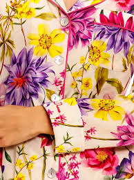 Shop The Lazy Poet Emma Wind 2-Piece Cotton Pajama Set