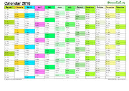 Also check out this article: 2018 Yearly Calendar Free Printable Pdf Words And Jpg Templates Distancelatlong Com1