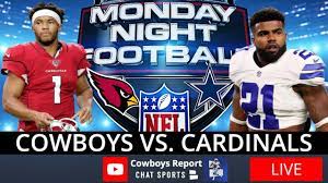 Cardinals is the only monday night football game this week, but not the only monday football game. Cowboys Vs Cardinals Live Streaming Scoreboard Play By Play Highlights Stats Mnf Week 6 Youtube