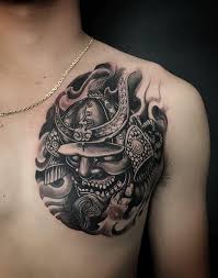 Kiểu tattoo mặt quỷ hannya nửa lưng đặc sắc. Hinh XÄƒm Full Ngá»±c Máº·t Quá»·