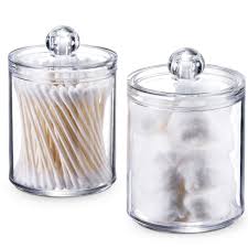 The polished jar is the best online store to buy custom soap dispenser for bathroom, kitchen or workplace. Sheechung Qtip Dispenser Apothecary Jars Bathroom Qtip Holder Storage Canister Clear Plastic Acrylic Jar For Cotton Ball Cotton Swab Q Tips Cotton Rounds 2 Pack Of 10 Oz Small Buy Online In Guyana At Guyana Desertcart Com Productid