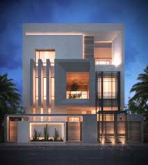 House Interior Design Modern Architecture Beautiful Private Villa Sarah Sadeq Architects Kuwait Freehomeideas Com Facade Villa Moderne Maison Design Maison D Architecture