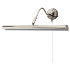 Arstid Lampara De Pared Niquelado Blanco Ikea In 2020 Led Picture Light Picture Light Brass Picture Light