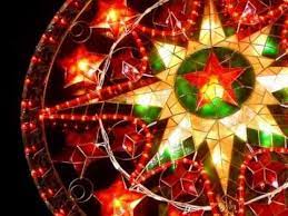 It is mainly made up of bamboo, strings, and japanese craft/gift paper but the ones hung outside (lighted with a bulb) can be made of tougher plastic, capiz (shells), or any other transparent/translucent materials. Philippine Christmas Lantern Parol Kumukutikutitap Youtube