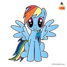Remember, it's ok if y. How To Draw Rainbow Dash