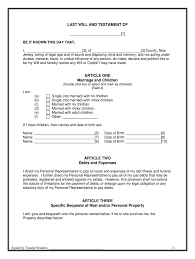 A sample new jersey last will and testament with examples of each step. Nj Will Template Fill Online Printable Fillable Blank Pdffiller