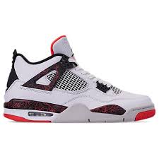 Black And White Nike Air Jordans Nike Shoes Men S Air Jordan Retro 4 Basketball Shoes White Nike Shoes In 2020 Air Jordans Retro Retro Basketball Shoes Air Jordans