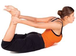 Lie Down On The Floor Such That Your Belly Should Touch The Floor Hands Should Be Resting Behind The Torso And Palms Should Be Bow Pose Yoga Asanas Best Yoga