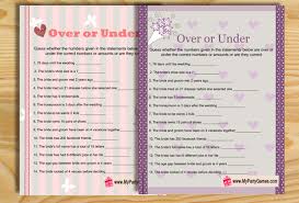 Buzzfeed staff can you beat your friends at this quiz? Bridal Shower Trivia Game Over Or Under Game Bridal Shower Game Party Supplies Party Favors Games Jan Takayama Com