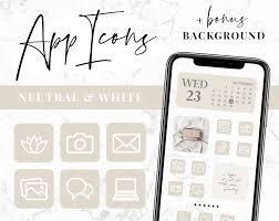 Black and white ios 14 app icons. Beige And White App Icons Ios 14 Aesthetic App Covers Blog Pixie