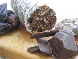 Saucisson Chocolat Figues Et Pistaches Chocolate Sausage Made With Figs And Pistachios Rice Krispie Treats Food Sweets Desserts