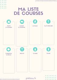 Liste De Course A Imprimer Format Pdf Grocery List Template Simple Grocery List Grocery