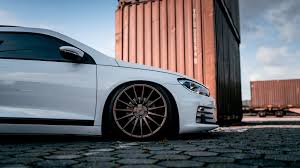 White Car Black And Bronze Wheels Bronze Niche Road Wheels On White Vw Scirocco Photo By Niche Road Wheels Vw Scirocco Photos Of Eyes Photo