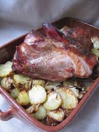 La Cuisine D Ici Et D Isca Palette Demi Sel Rotie Au Four Recette De Plat Recette Roti De Palette Plat Sans Viande