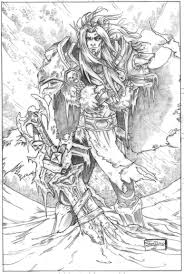 Orc shaman coloring page | free printable coloring pages. Warcraft 112972 Video Games Printable Coloring Pages