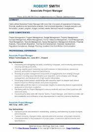 Project manager resume example ✓ complete guide ✓ create a perfect resume in 5 minutes using our resume examples & templates. Associate Project Manager Resume Samples Qwikresume