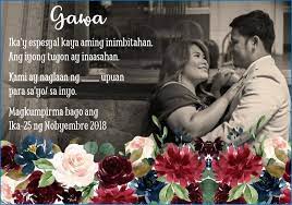 Pin By Abbienana On Wedding Filipiniana Wedding Theme Filipiniana Wedding Wedding Invitations Diy Handmade