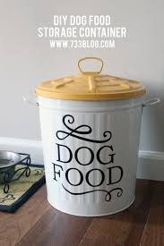 Diy Dog Food Storage Container Seven Thirty Three Dog Food Storage Containers Dog Hacks Diy Diy Dog Food
