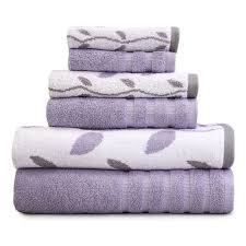 Discover kimberly clark towel dispenser at asksly! Pacific Coast Textiles 6 Piece Organic Vines Towel Set Bed Bath Beyond Towel Set Lavender Bathroom Rugs Patterned Bath Towels