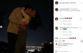 He is ariana grande's current husband. Ariana Grande Shares Romantic Photos With Fiance Dalton Gomez