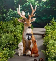 Get your home set for the most wonderful time of the year with our wide selection of charming christmas decorations. Deer And Friends Solar Holiday Figurine Plowhearth