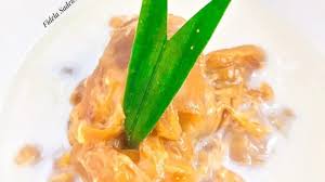 Bubur ubi jalar diberi air lalu dipera, dengan cara taruh bubur ubi jalar kedalam kain saringan, lalu peras. Bubur Pati Sederhana Dimanaja Com