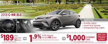 The development of the car began in 2013. New 2018 Toyota C Hr Special Lease Sales Offers Wichita Dodge City Discounts