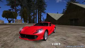 Screenshot mod super car ferrari 458 spesial. Ferrari 812 Superfast Dff Only For Gta San Andreas Ios Android