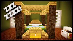 minecraft how to make a realistic usable bed youtube