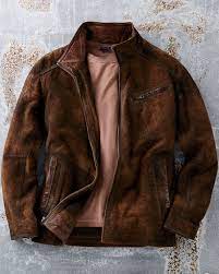 Durango Distressed Goat Suede Jacket Cool Jackets For Men Leather Jacket Men Jackets Men Fashion