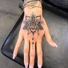 Tinytattoo Tattooforguys Hand Tattoos For Women Lotus Hand Tattoo Best Tattoos For Women