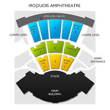 Iroquois Amphitheatre 2019 Seating Chart