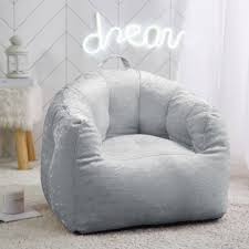 Urban Shop Kids Velvet Bean Bag Chair Walmart Com In 2020 Bean Bag Chair Comfy Bedroom Lounge Chair Bedroom