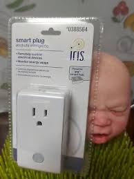 Brand New IRIS White Smart Plug #0388564 For Use w/ Smart IRIS Hub #SPG902  NIP