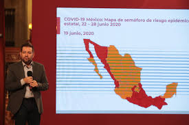 México 'se pinta' de verde en semáforo covid; Estado Por Estado Asi Marcha El Semaforo Sanitario En Mexico