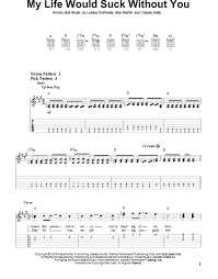 My Life Would Suck Without You Easy Guitar With Tab Zzounds Guitarsolo.info is dedicated to solo fingerstyle acoustic guitar playing. my life would suck without you easy guitar with tab